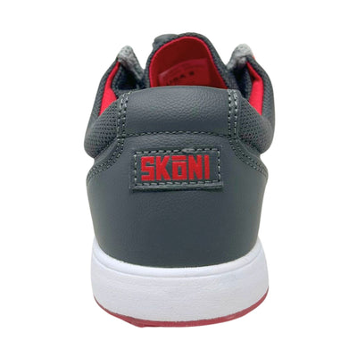 SKŌNI Men's Golf Shoe Waterproof- Grey/Red