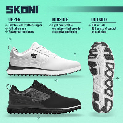 Athletic Spikeless - White