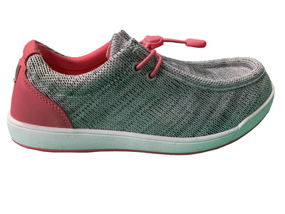 SKŌNI Women's Golf Shoe - Grey/Pink