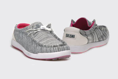 SKŌNI Men's Golf Shoe - Grey/Pink