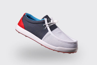 SKŌNI Men's Golf Shoe - Red/White/Blue